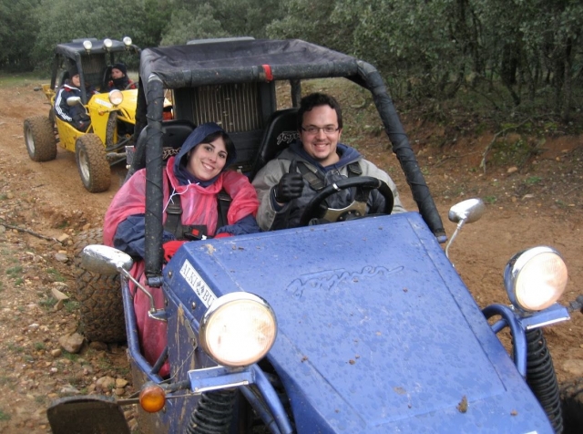 Driving on dirt trails 